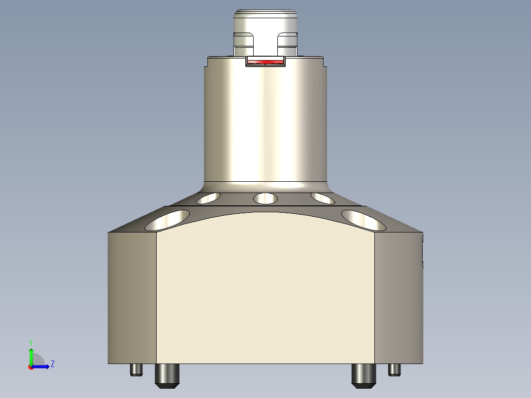 KOSMEKSFA3000-G0A-160-H75多系列多零件图纸模型多系列多零件图纸模型左视图