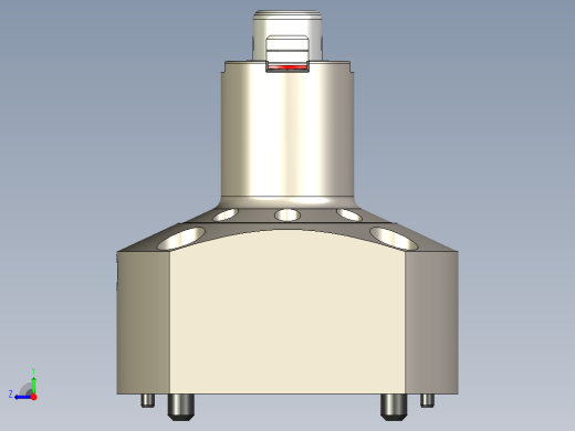 KOSMEKSFA3000-G0A-160-H75多系列多零件图纸模型多系列多零件图纸模型右视缩略图