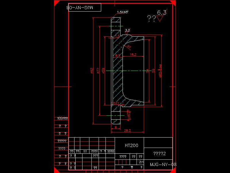 Q272-数控铣床X-Y工作台的结构设计