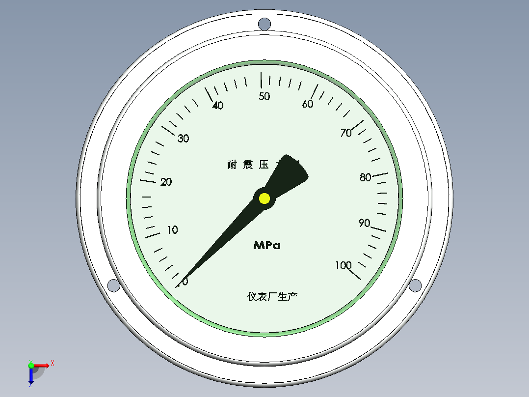压力表3俯视图