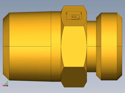 倒齿式工业管接头Ball-End Joint Adapter to Male Pipe 127HB-6-6后视缩略图