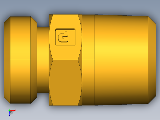倒齿式工业管接头Ball-End Joint Adapter to Male Pipe 127HB-6-6俯视缩略图