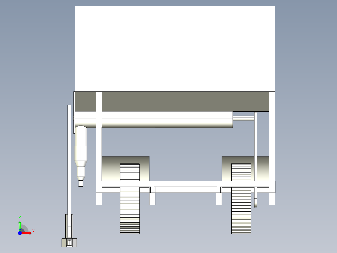 葡萄施肥机的结构设计含三维UG模型+说明书前视图