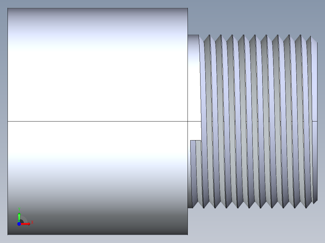 聚氯乙烯配件15-Sch80_MaleAdapter_SxMPT_836-010 _1in前视图
