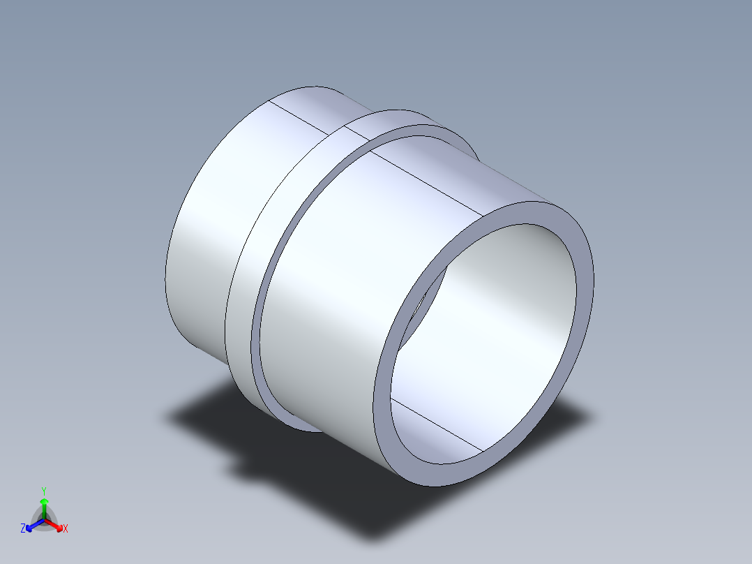 船舶管路系统S18_SeaDrainPLUS_ReducerBushing-SxS_37E187530_2x1-1-2in Sea Drain Plus - Reducing Bushing - SxS主视图