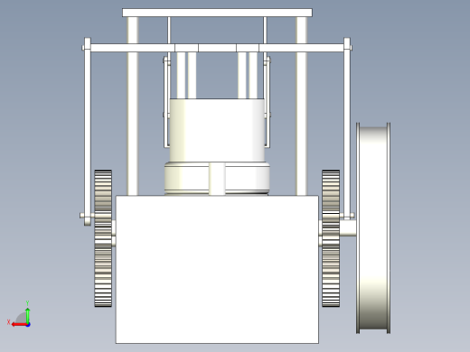 小型蜂窝煤制作机后视缩略图