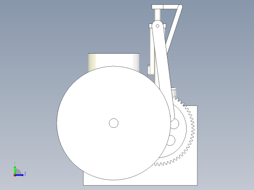 小型蜂窝煤制作机左视缩略图