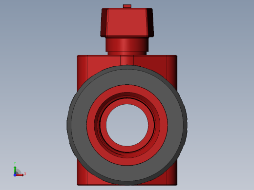 PVC管件-1in_BallValve前视缩略图