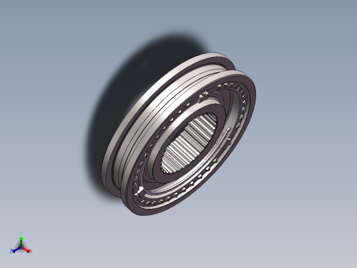 汽车变速箱3456档同步器总成正等轴测缩略图