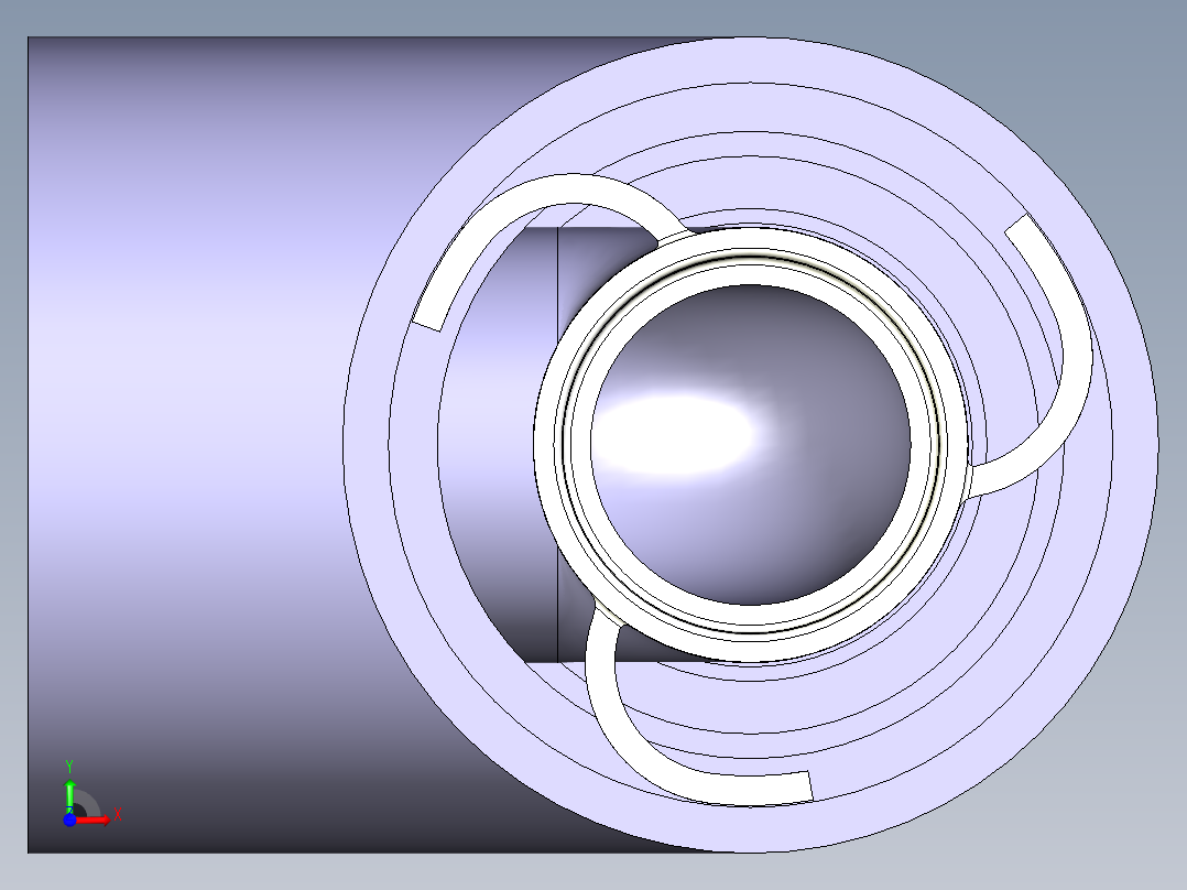 [PVC x PVC] 泄漏检测Low Point Drain-90前视图