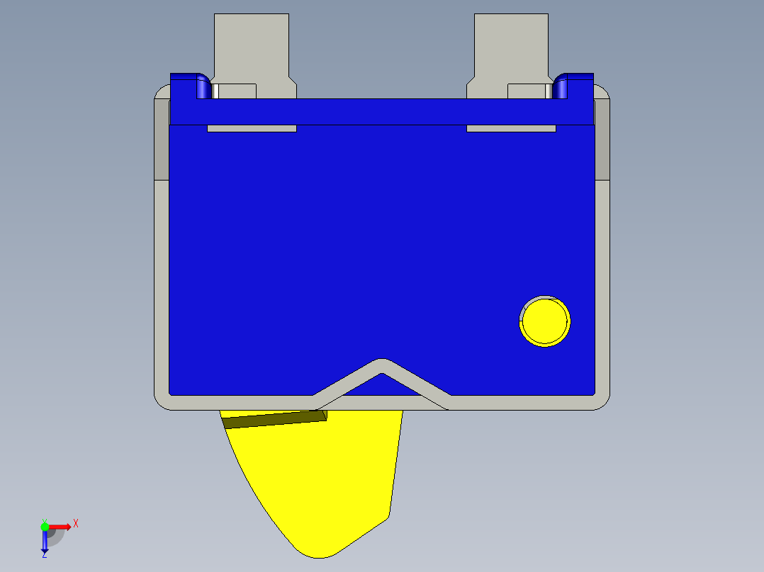 12N型探测器开关俯视图