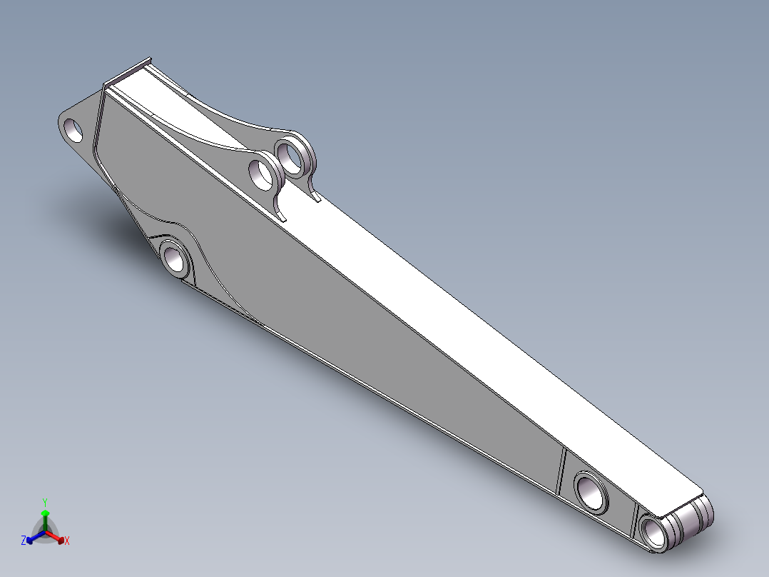 斗杆正等轴测图