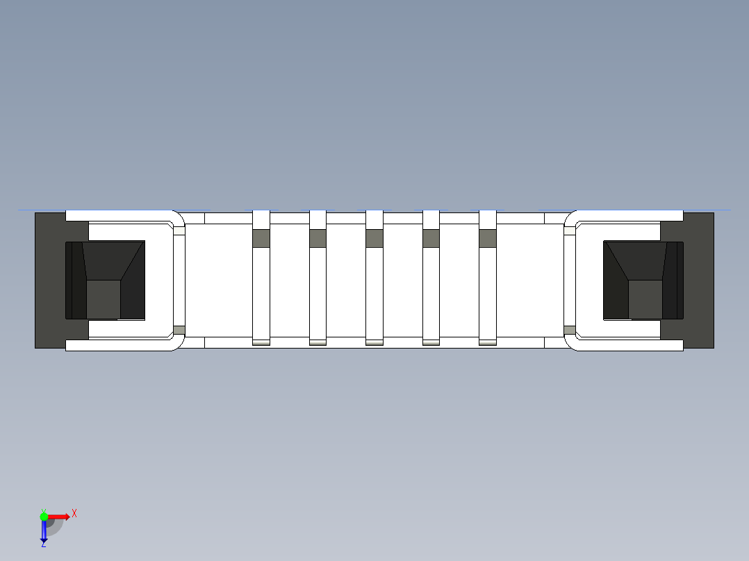 连接器 SM-FFC3B05-05-T俯视图