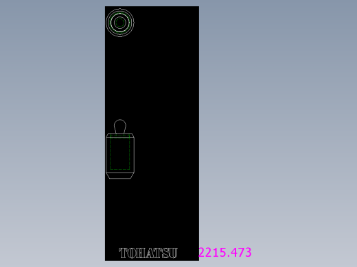 側向式定位柱(塑膠梢、有膠封)2215-2D多系列多零件图纸模型