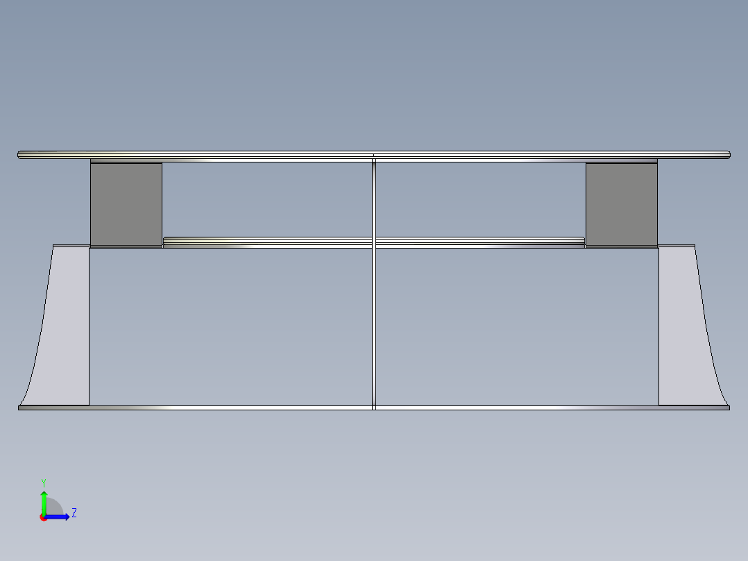 咖啡桌(2)左视图