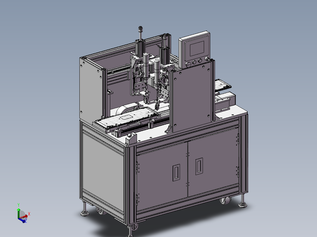 六轴键盘锁螺丝机