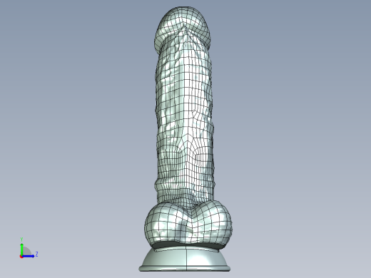 男性生殖器模具左视缩略图