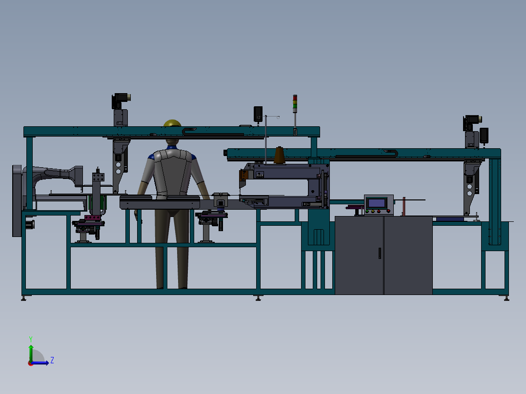 自动缝纫机sw21左视图
