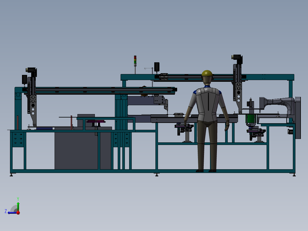 自动缝纫机sw21右视图