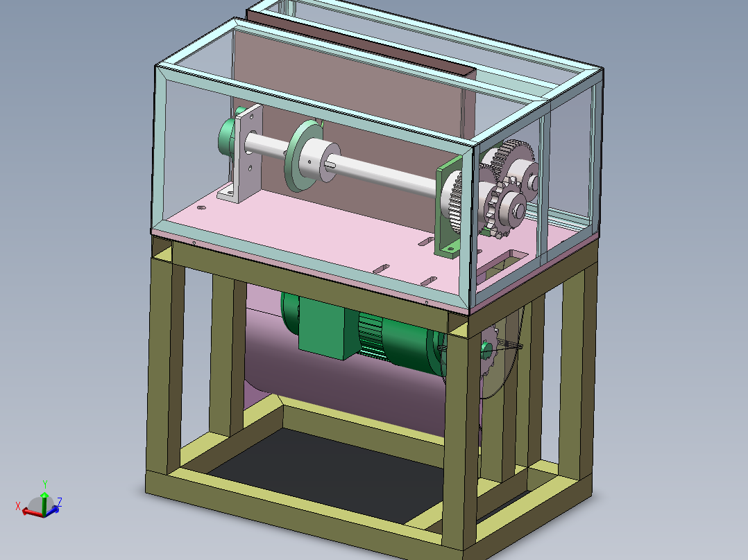 滚刀式裁切机sw18可编辑+cad
