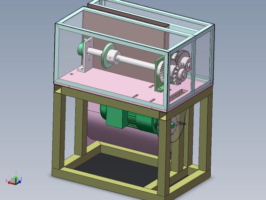 滚刀式裁切机sw18可编辑+cad