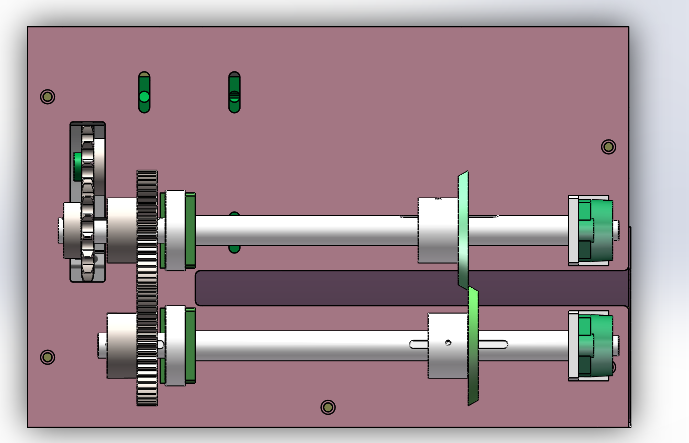 滚刀式裁切机sw18可编辑+cad