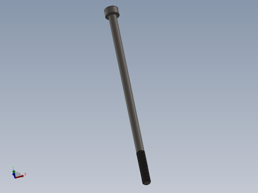 Screw_DIN_912_M5x120_A2.SLDPRT公制内六角螺钉