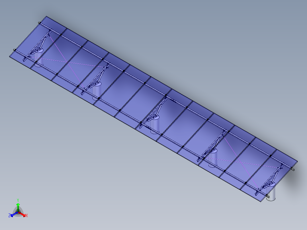某光伏支架项目1x12方阵