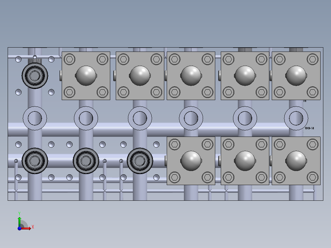 定制液压块前视图