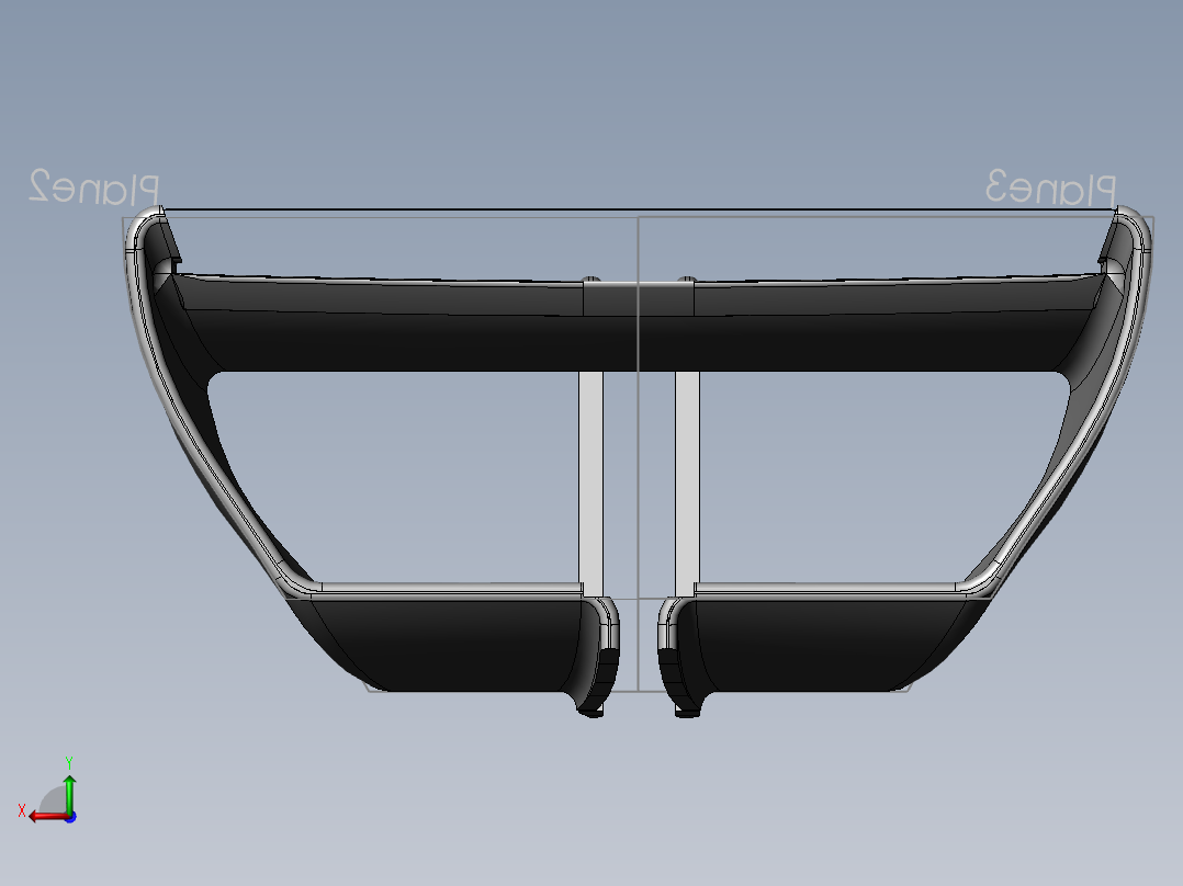 F1 DRS 激活后翼后视图