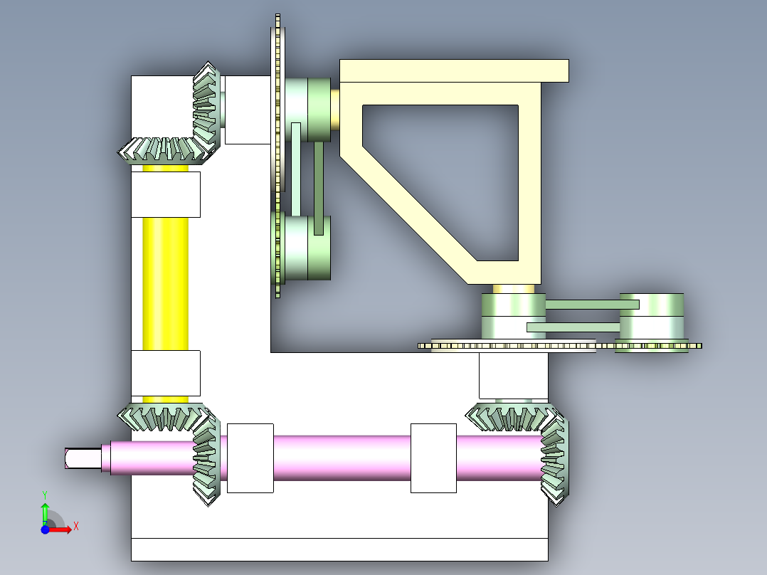 B2004111-线性机构前视图