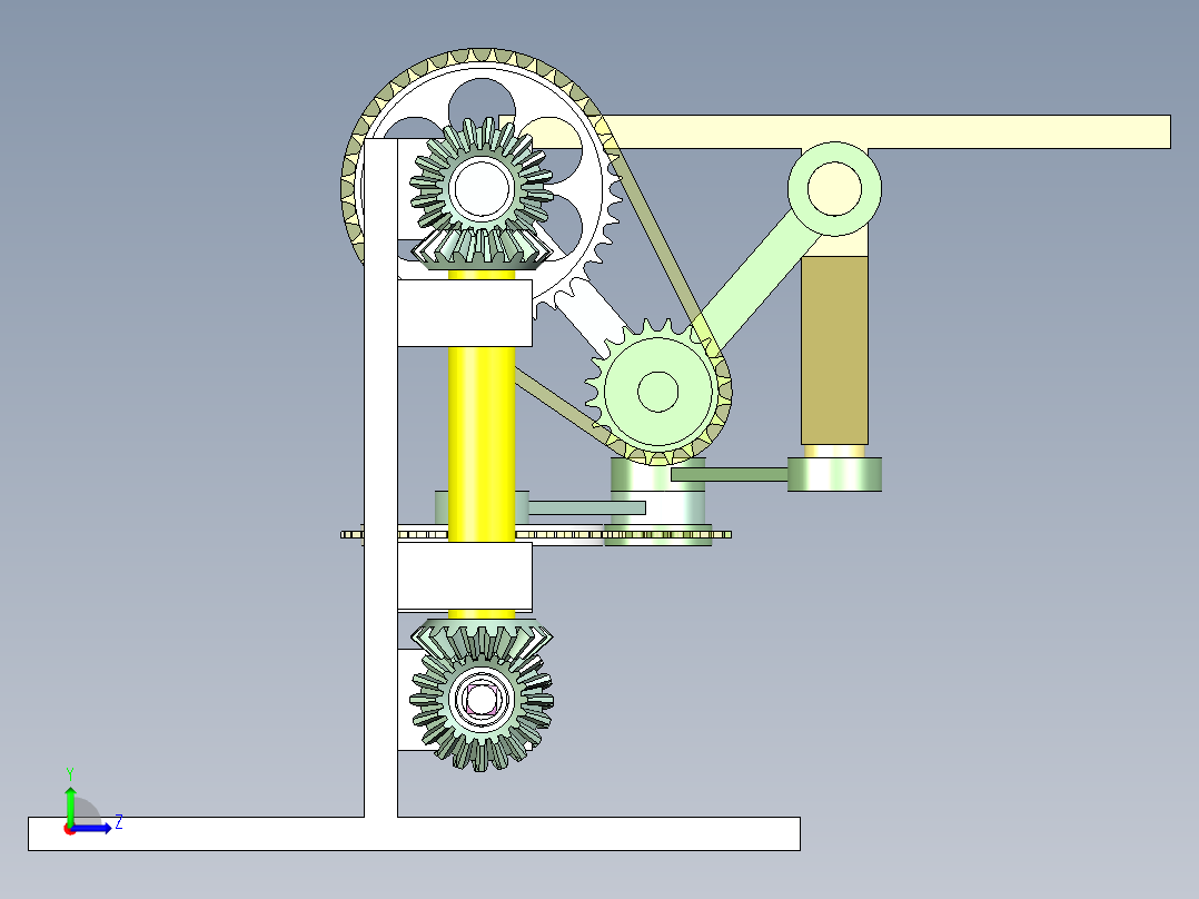 B2004111-线性机构左视图