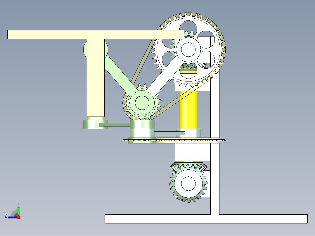 B2004111-线性机构右视图