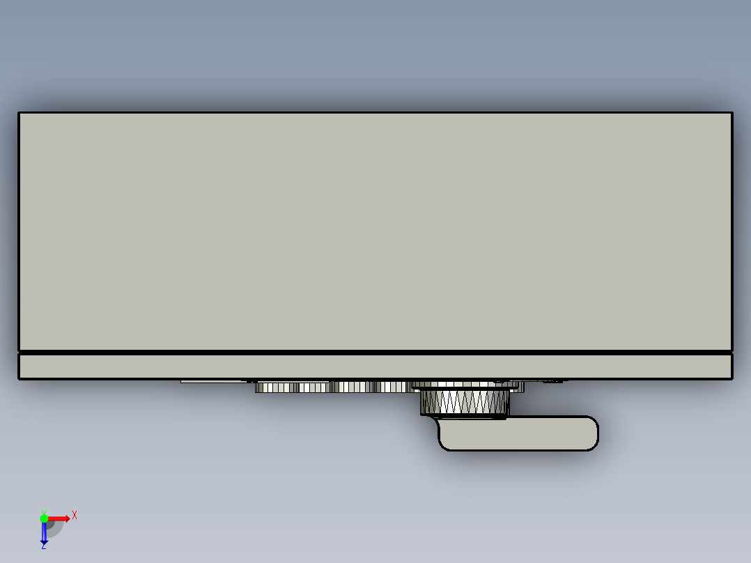 控制屏、屏幕(38)俯视图