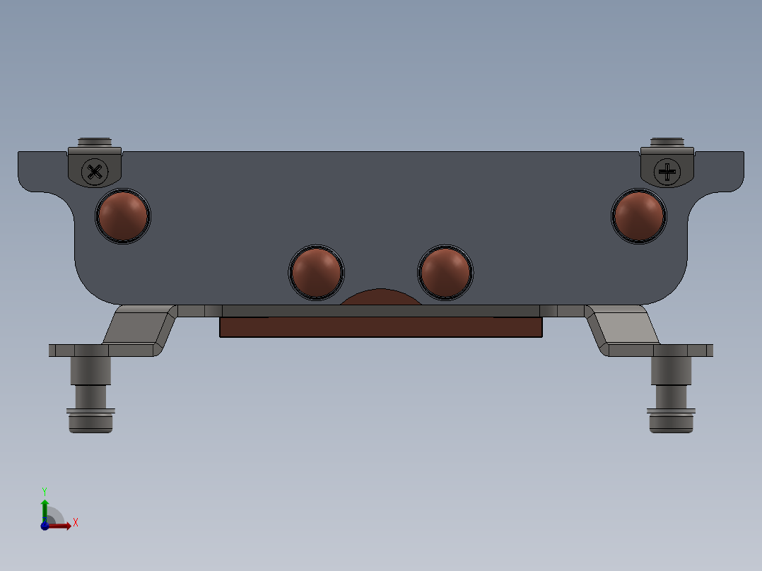 散热器(8)前视图
