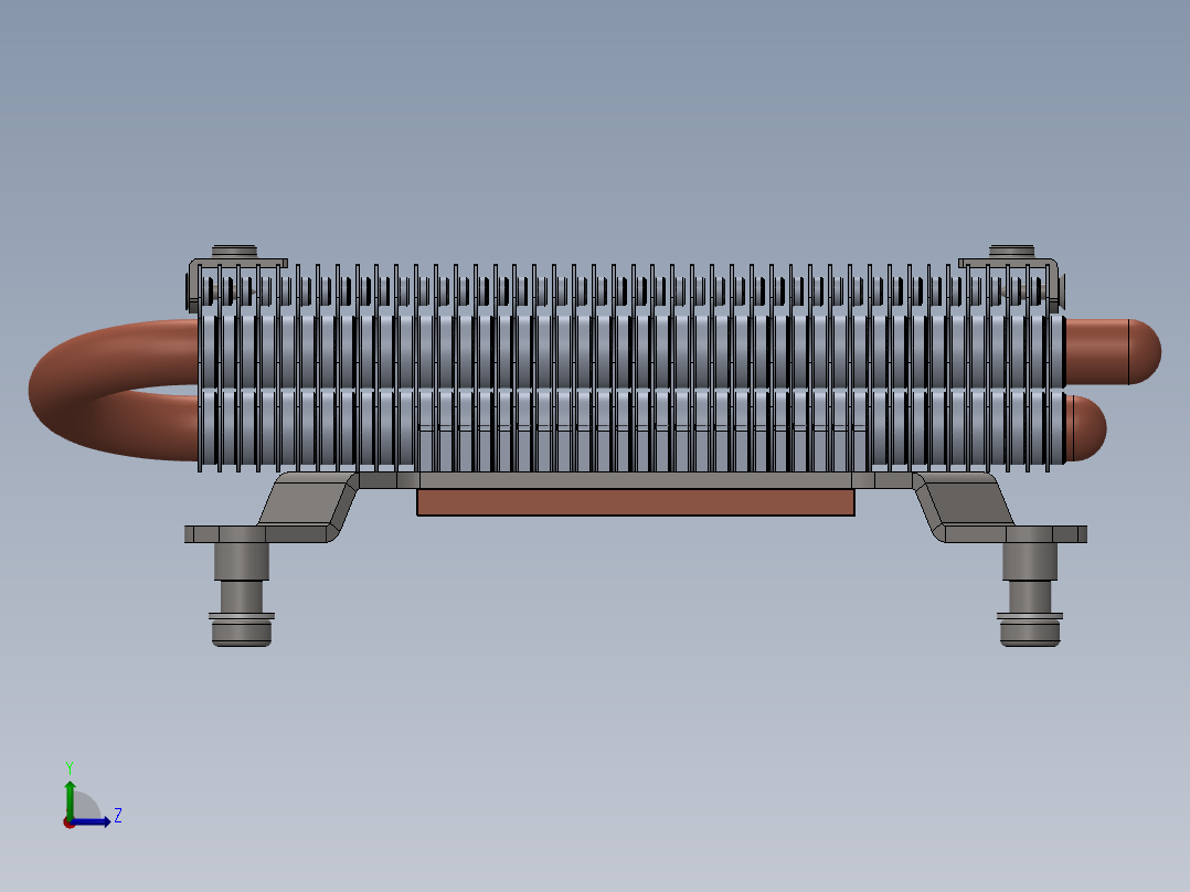 散热器(8)左视图