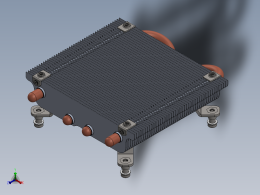 散热器(8)正等轴测缩略图