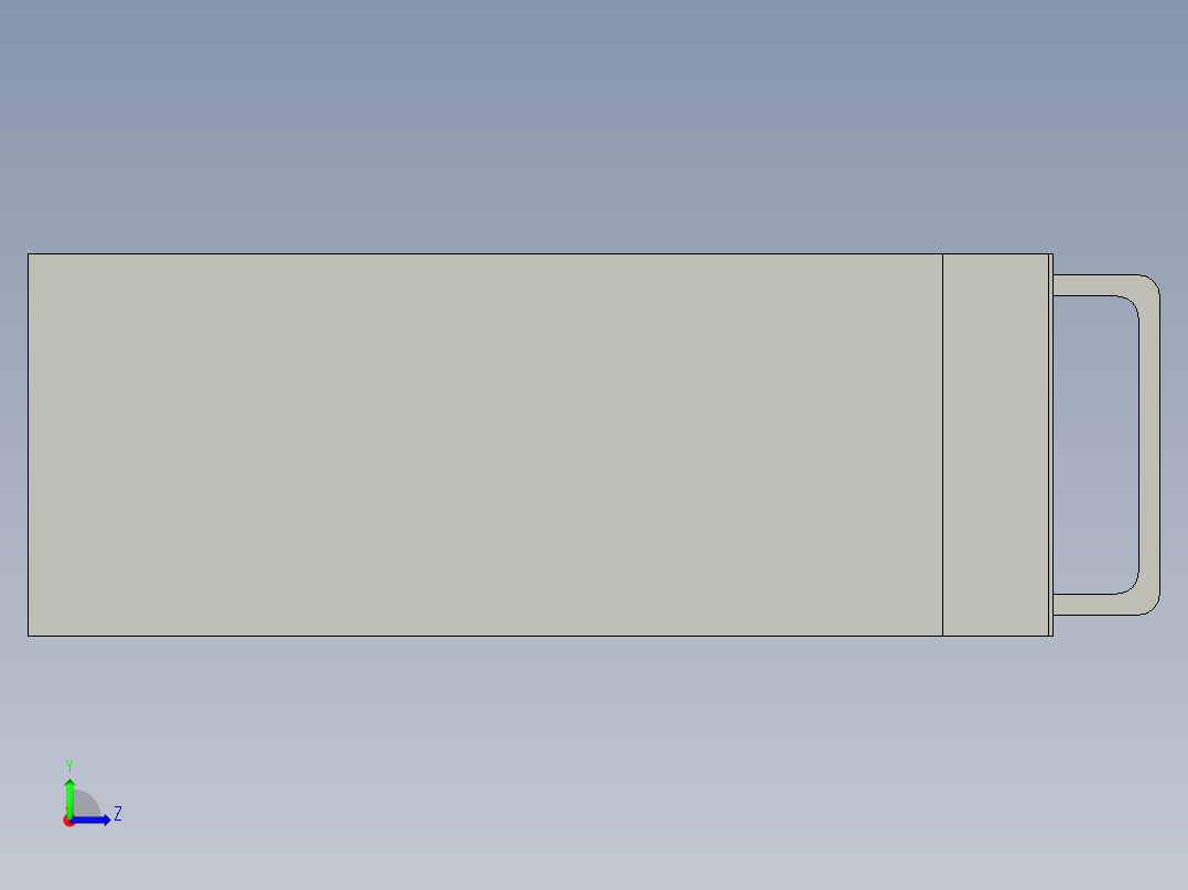 研华IPC-610主机左视图