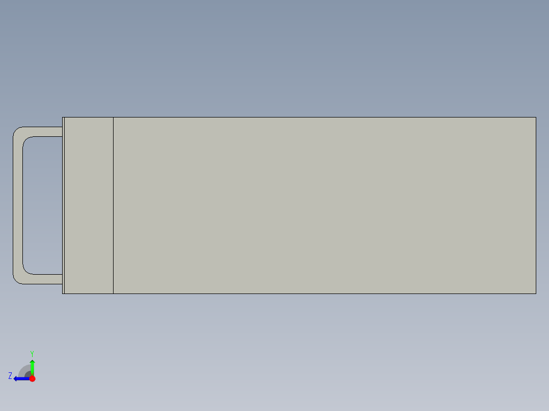 研华IPC-610主机右视图