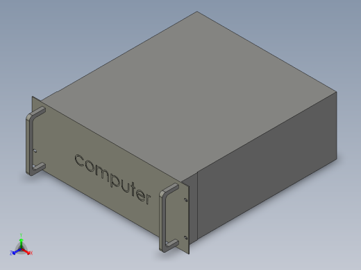 研华IPC-610主机正等轴测缩略图