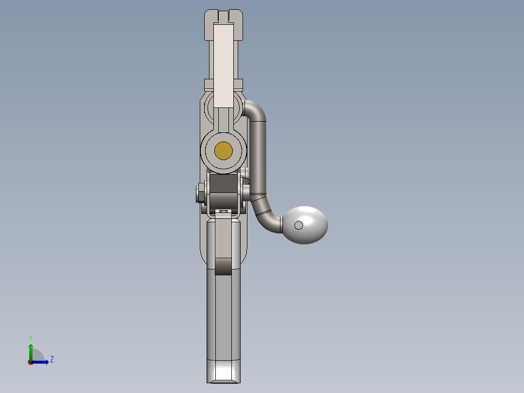 手枪左轮冲锋枪老式狙击步枪设计3D图纸bolt-action-defense-shotgun SW IGS左视图
