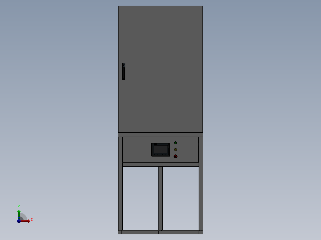 控制配电柜前视图