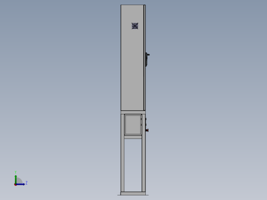 控制配电柜左视缩略图