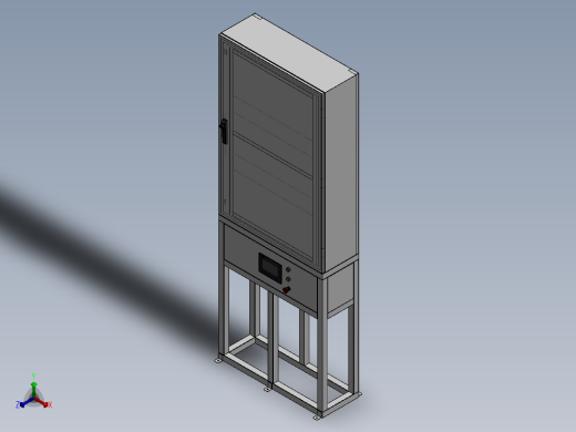 控制配电柜正等轴测缩略图