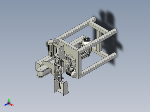 自动打磨机3D数模图纸