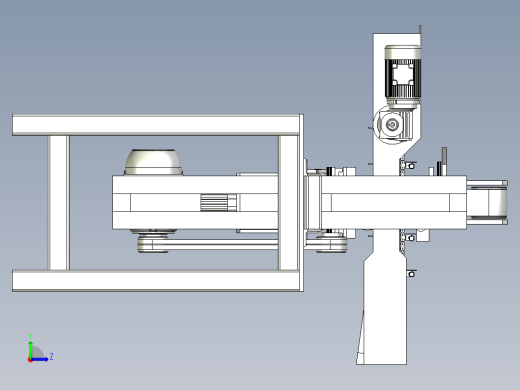自动打磨机3D数模图纸左视缩略图