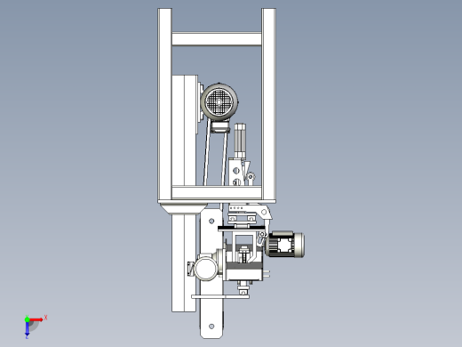 自动打磨机3D数模图纸俯视缩略图