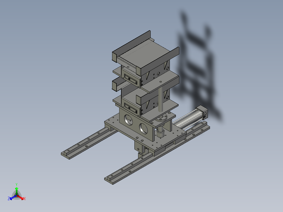 供料装置--2-2正等轴测图