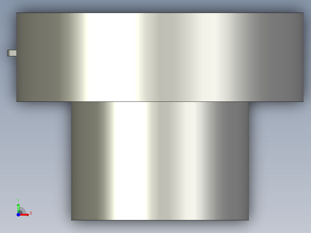 翻转块-卡扣分料前视图