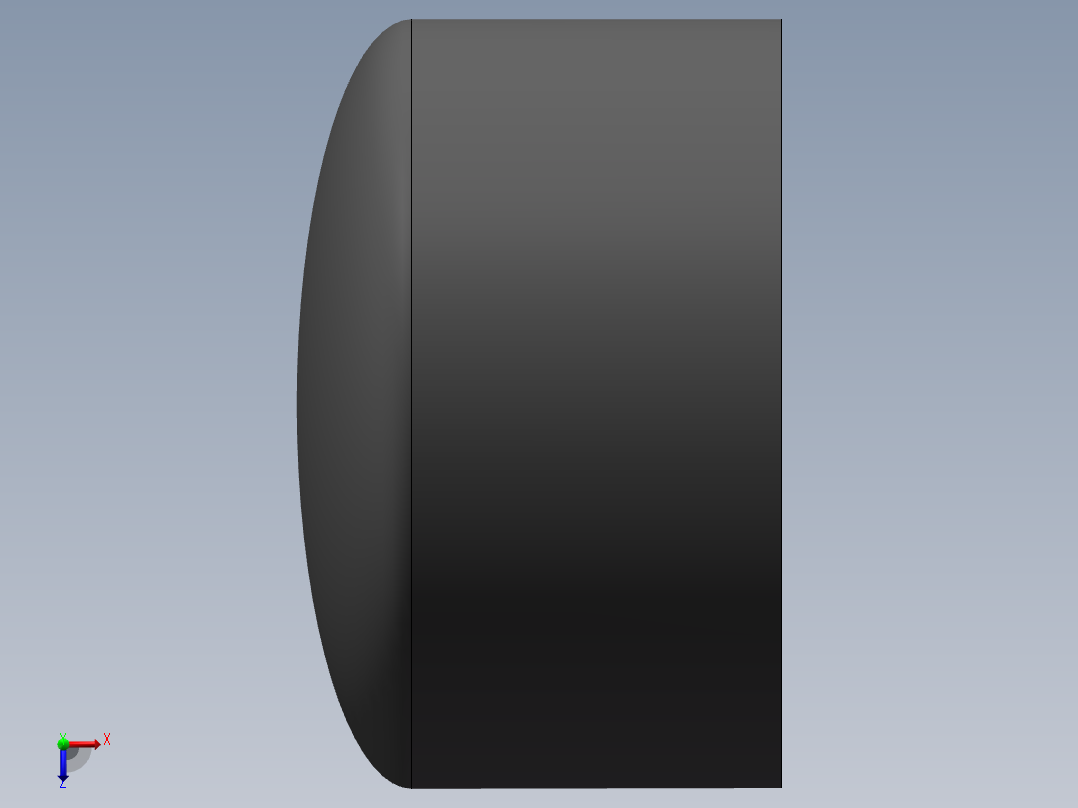 U-PVC CAP DN100俯视图